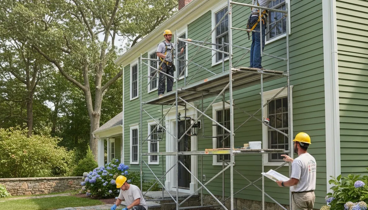 Painting contractor in Concord, MA providing professional interior and exterior painting services