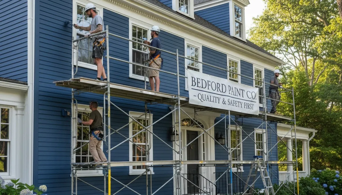 Painting contractors in Concord, MA providing professional interior and exterior house painting services
