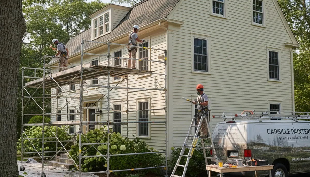 Painting contractor in Concord, MA providing professional interior and exterior painting services