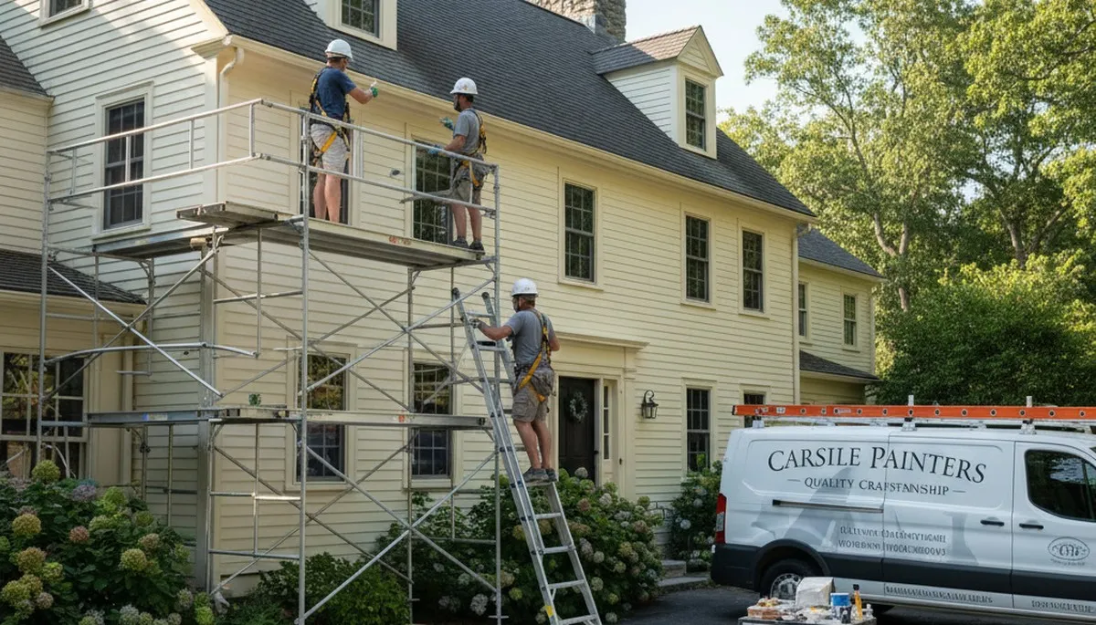 Painting contractors in Concord, MA providing professional interior and exterior house painting services