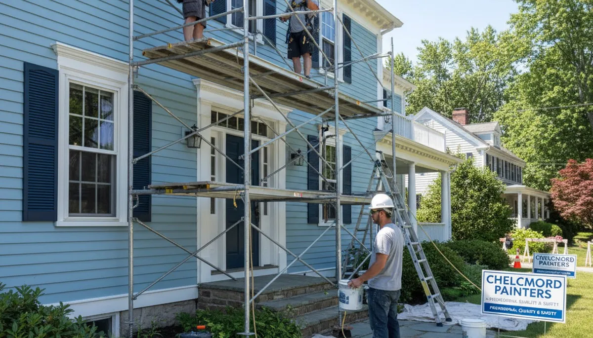 Professional painters in Concord, MA providing interior and exterior painting services