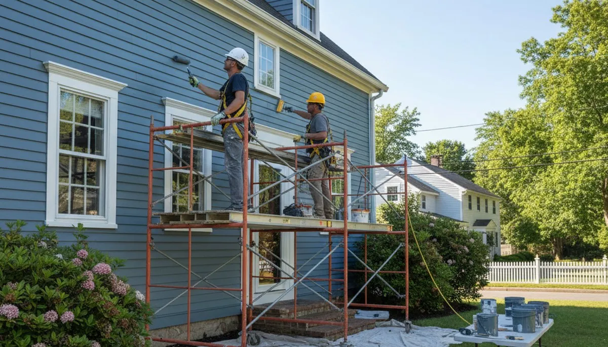 Painting contractor in Concord, MA serving home exterior and interior painting projects