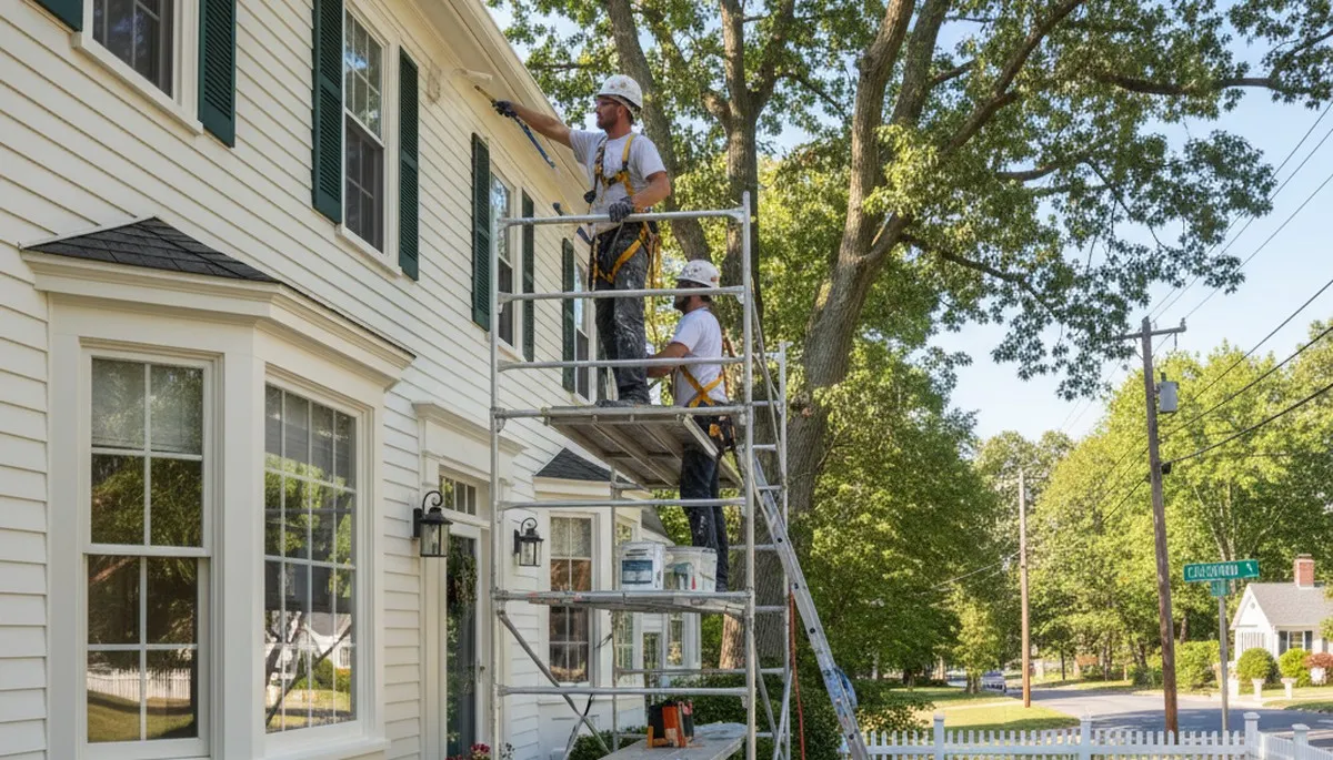 Painting contractor in Concord, MA providing professional interior and exterior house painting services