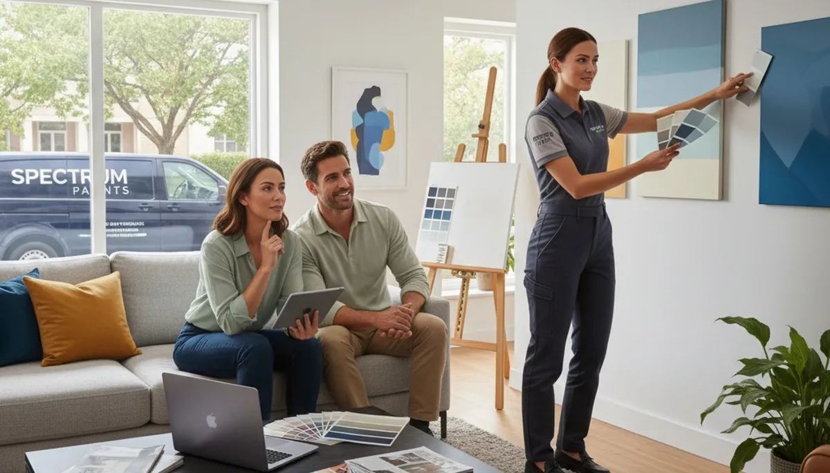 Color consultation in Concord, MA for home and commercial painting by Concord Paint Pros