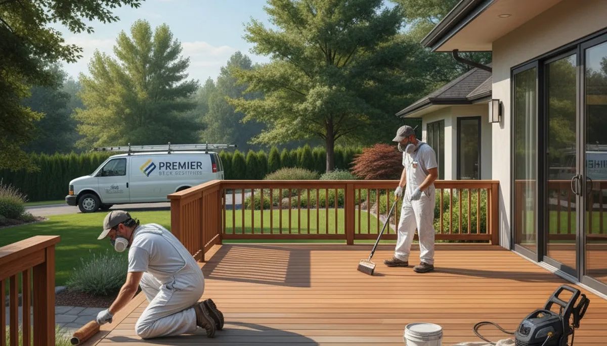 Expert deck painting in Concord, MA for durable weather protection and a fresh, professional finish