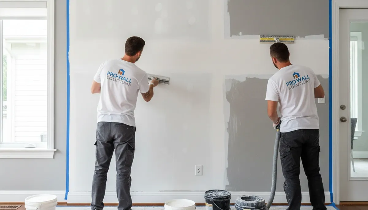 Drywall repair service in Concord, MA restoring cracked walls for a smooth finish