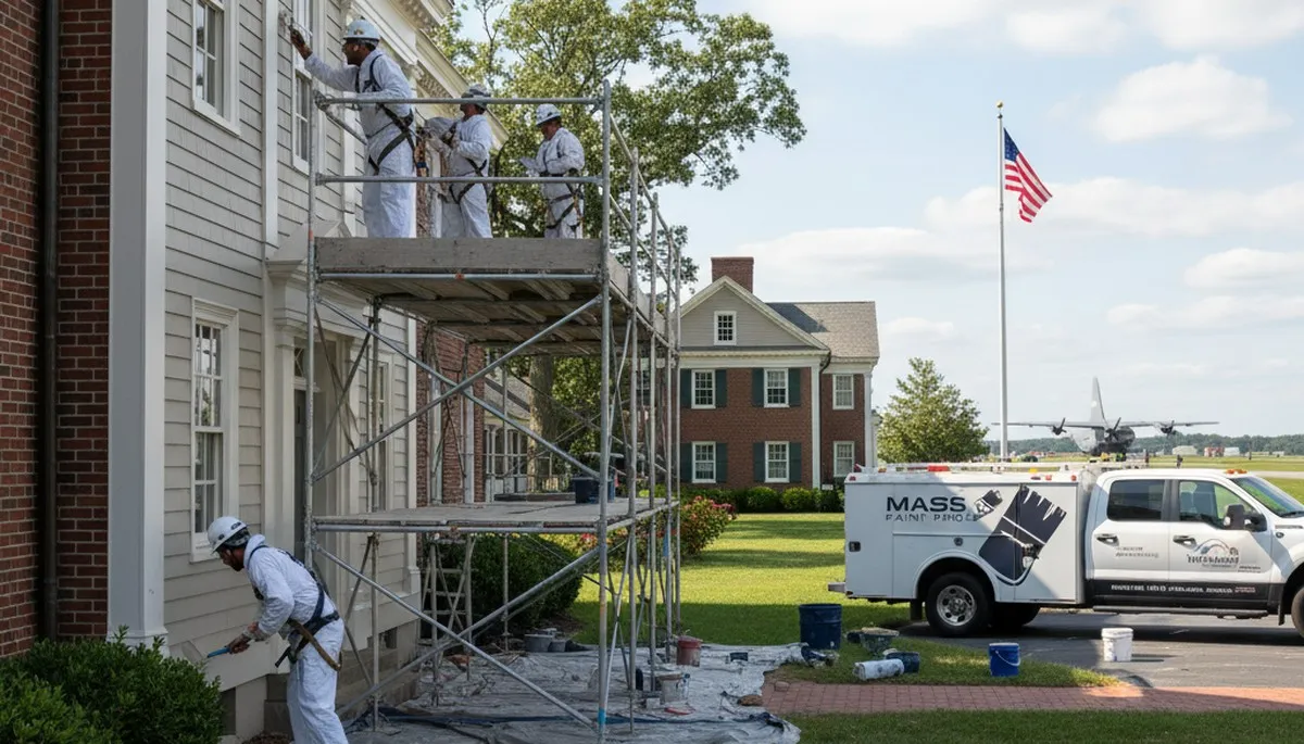 Painting contractor in Concord, MA providing professional interior and exterior house painting services