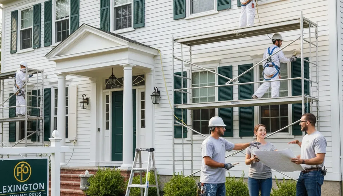 Painting contractor serving Concord, MA homes with expert interior and exterior painting services