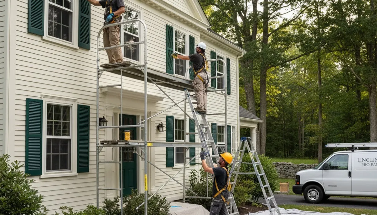 Painting contractor in Concord, MA providing professional interior and exterior painting services