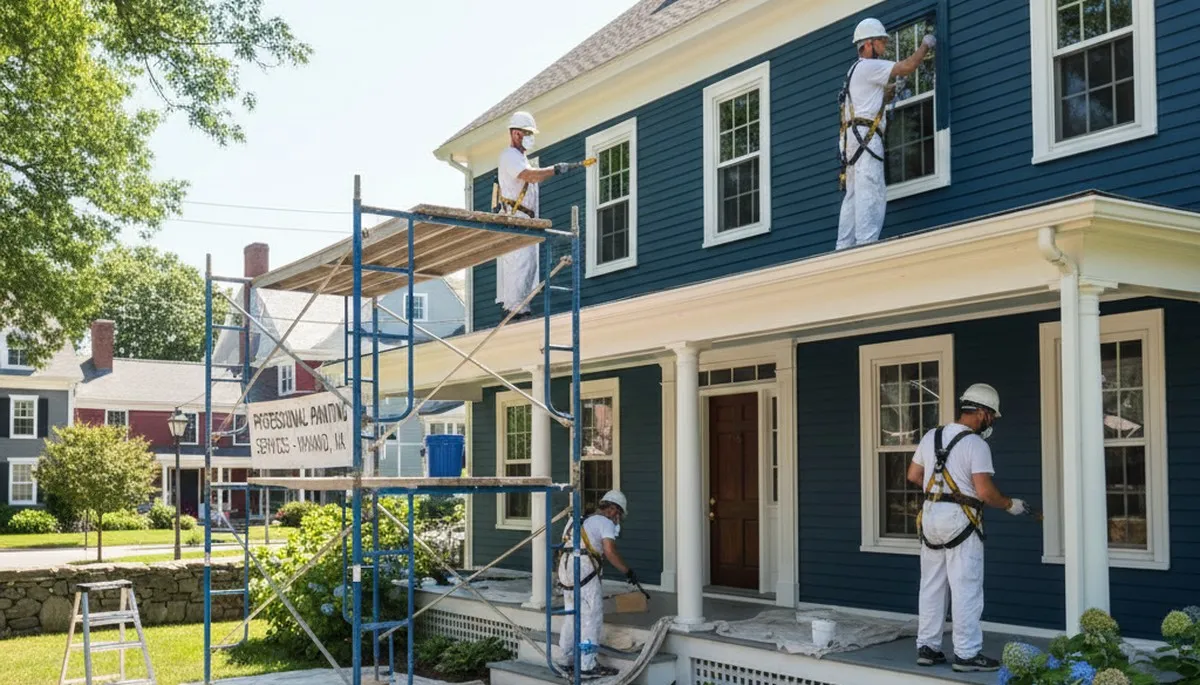 Painting contractor in Concord, MA providing interior and exterior house painting services