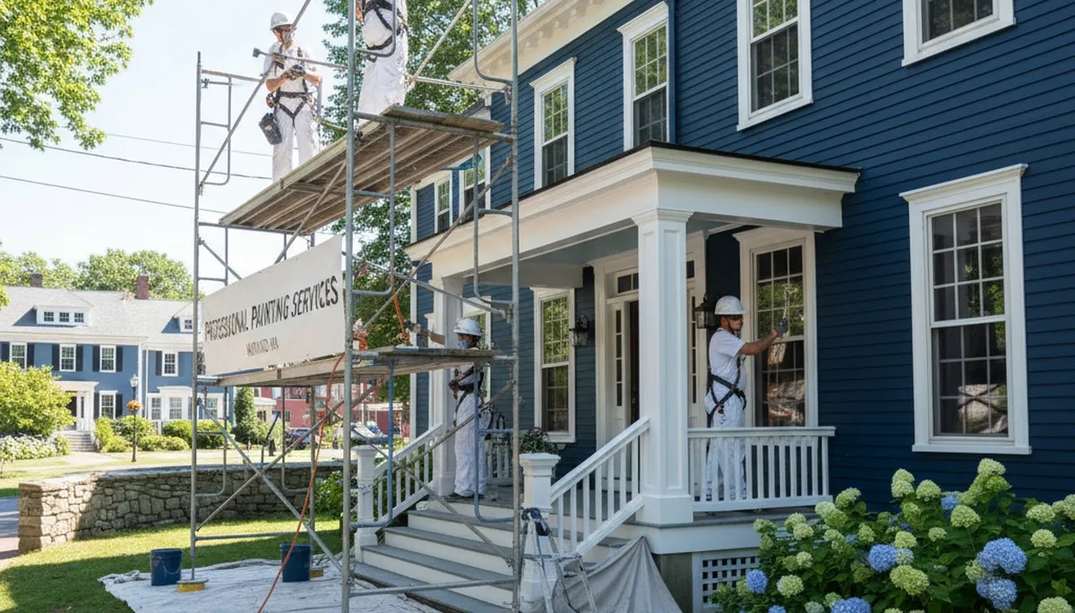 Painting contractors in Concord, MA providing expert interior and exterior house painting services
