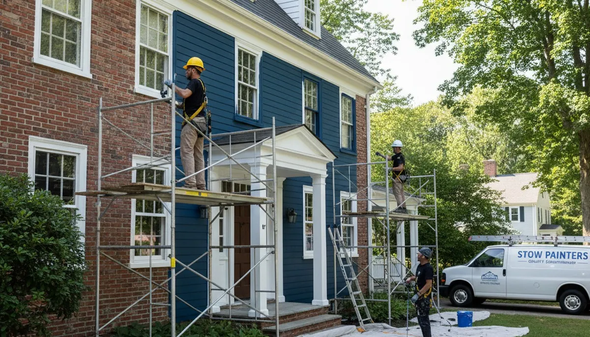 Painting services in Concord, MA by local house painters for residential and commercial projects