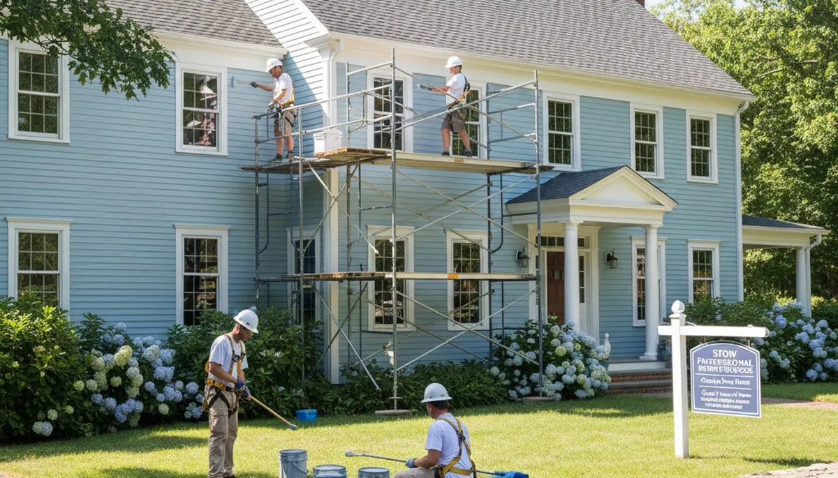 Painting contractor in Concord, MA providing professional interior and exterior painting services