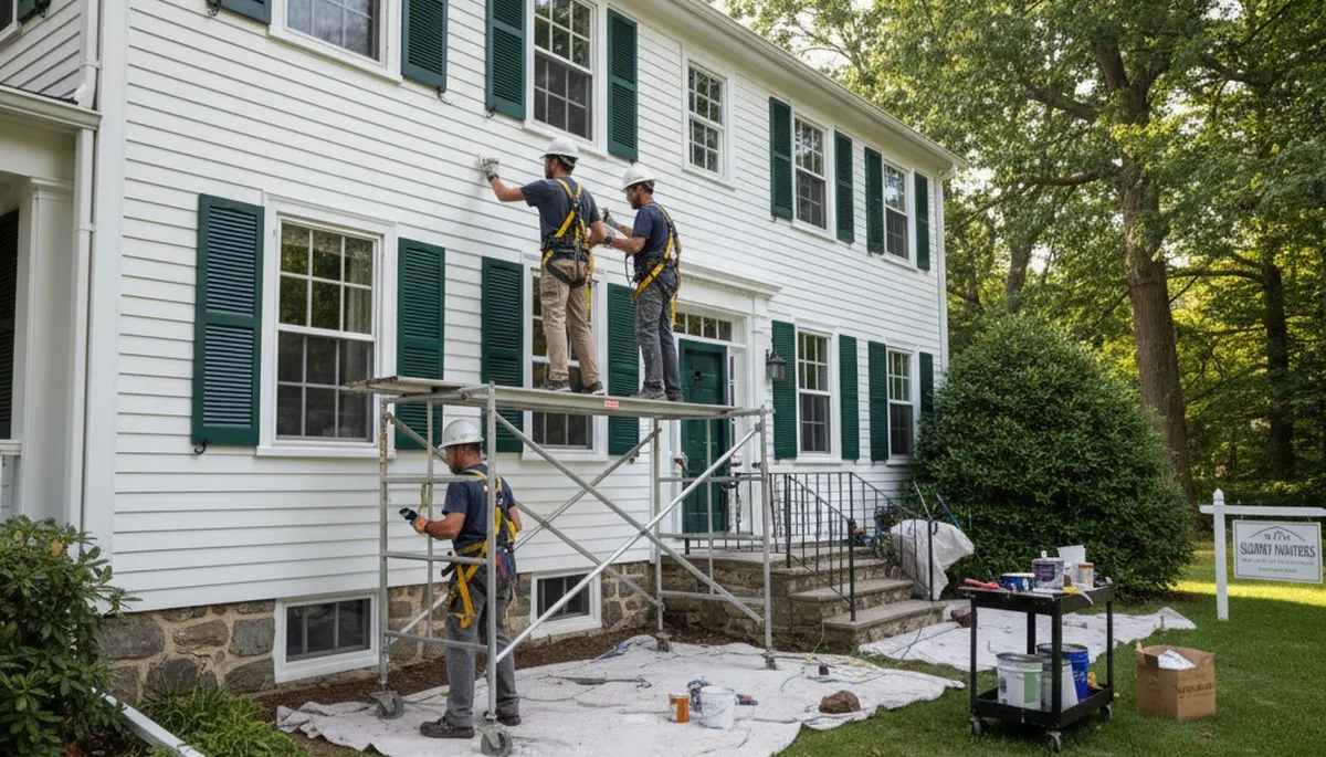 Painting contractors in Concord, MA delivering professional interior and exterior painting services