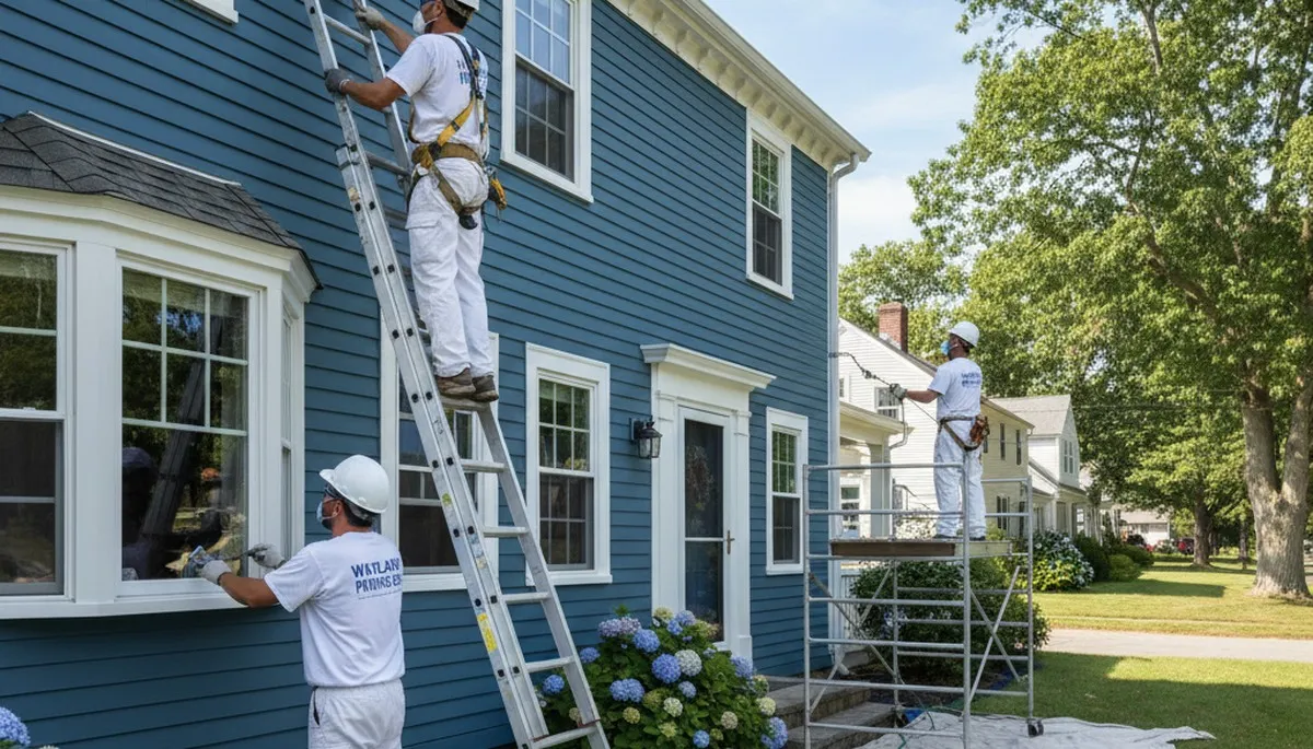 Painting contractor in Concord, MA providing interior and exterior house painting services