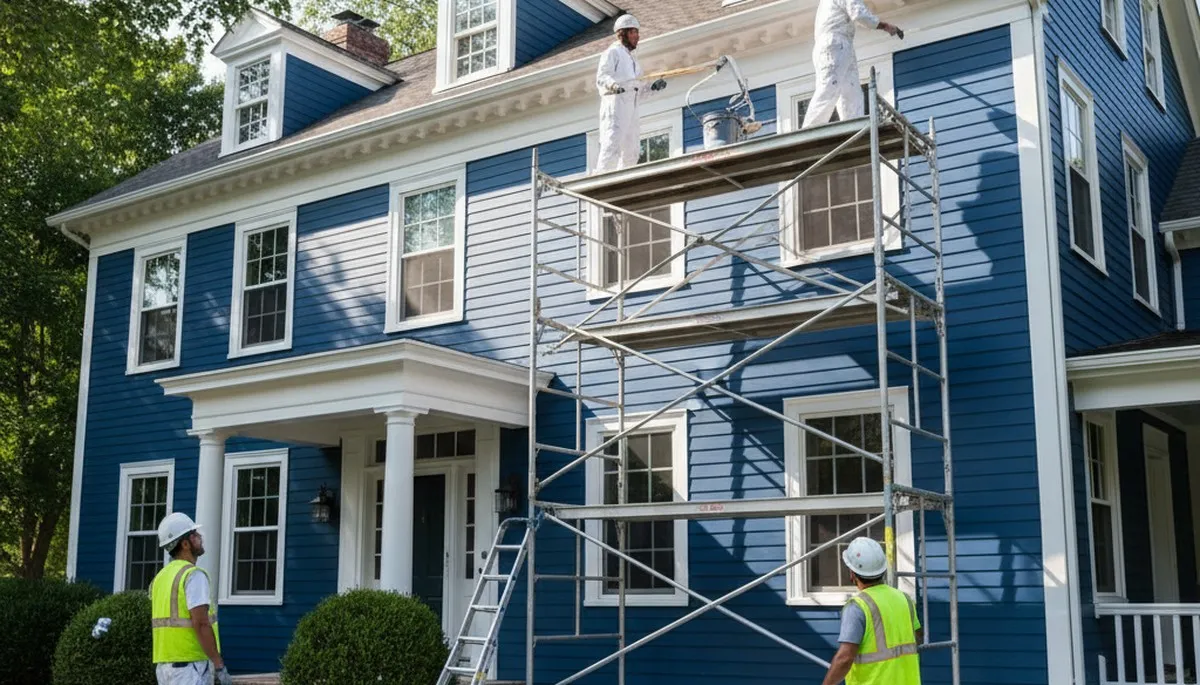 Painting company in Concord, MA showcasing professional interior and exterior house painting services