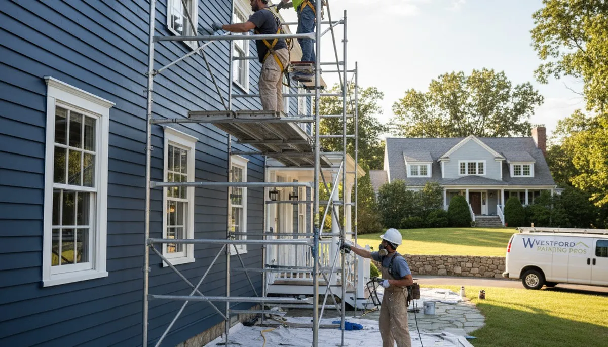 Painting contractor in Concord, MA providing interior and exterior painting services